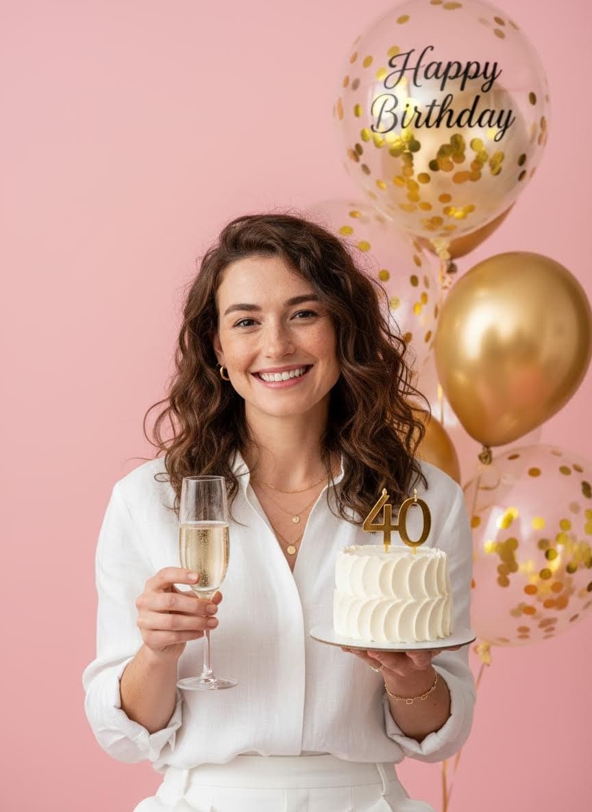 Free AI 40th Birthday Headshot | GoStudio.ai Free AI 40th Birthday headshot — professional 40th Birthday style generated by GoStudio.ai